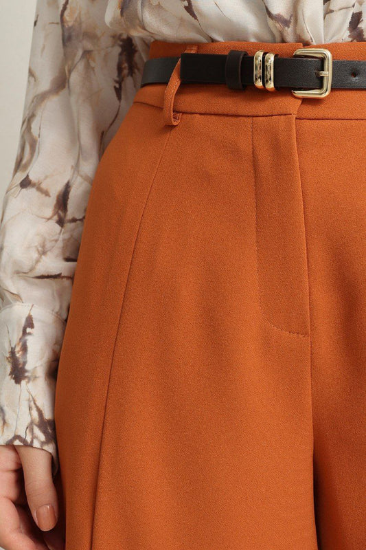 Orange wid pants