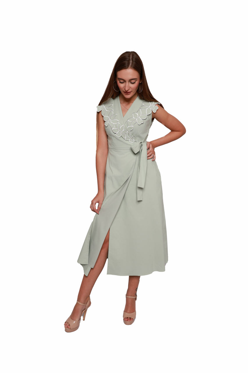 Mint Green Wrap Dress