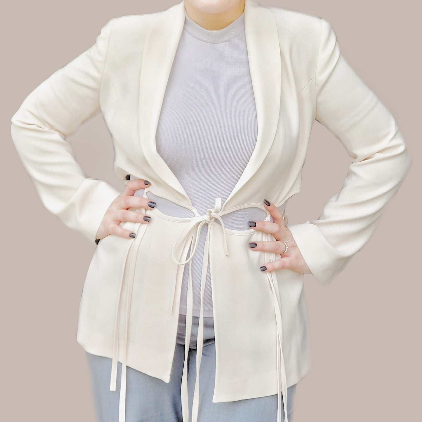 Beige Blazer