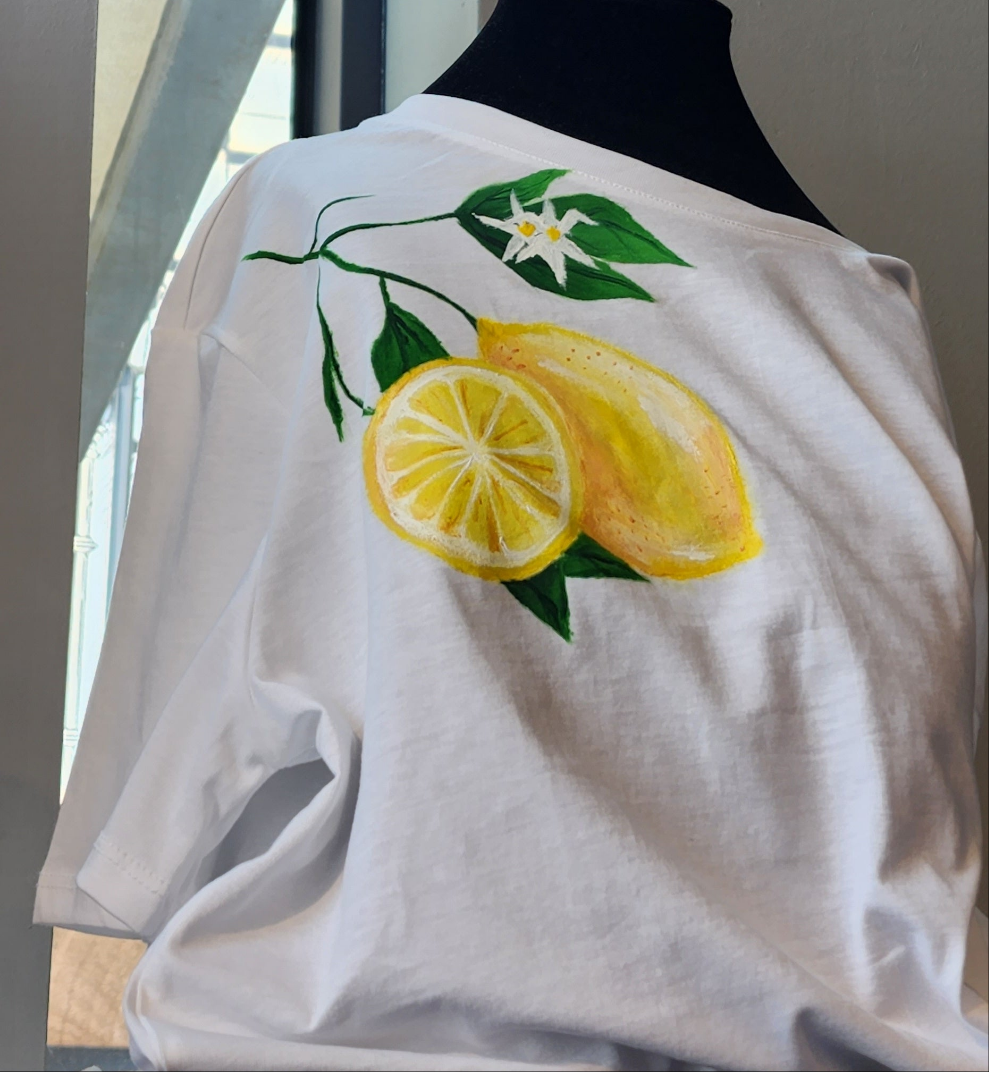 Lemon White T-Shirt