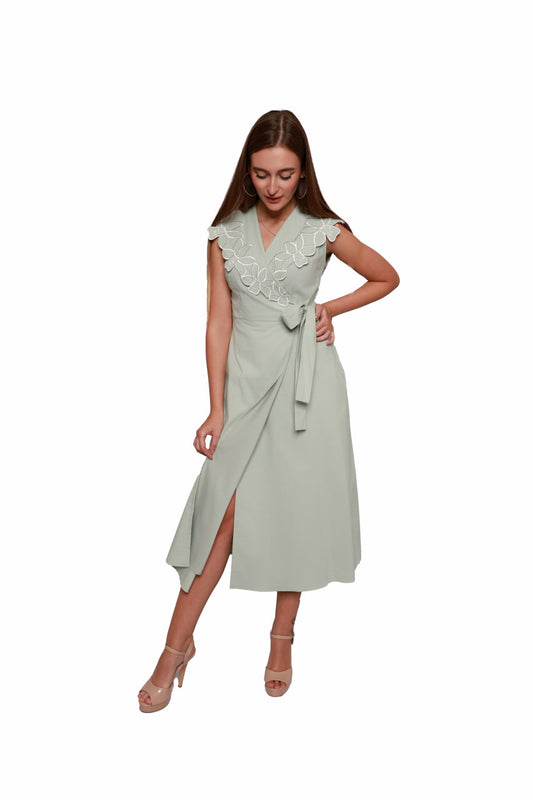 Mint Green Wrap Dress