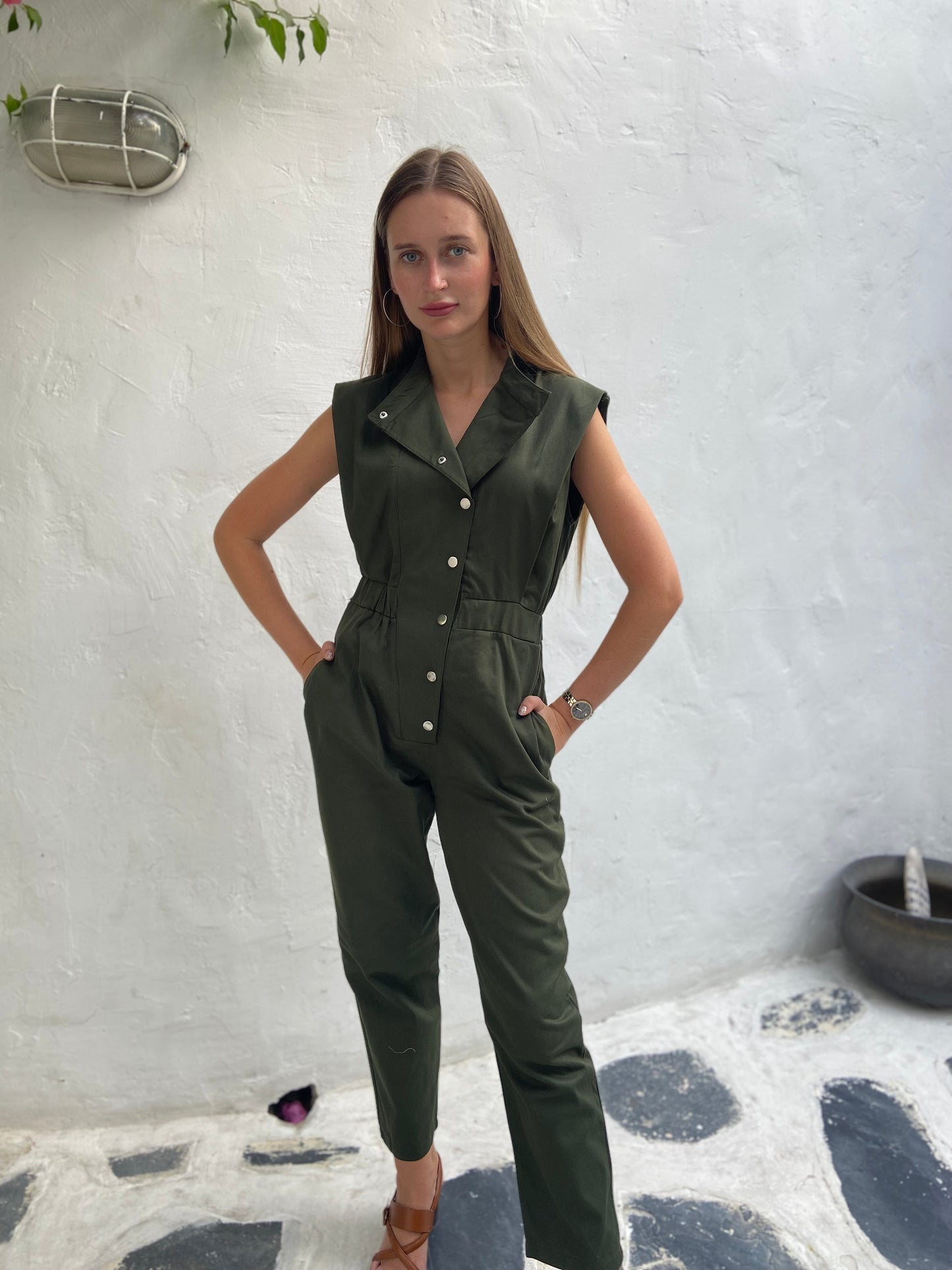 Olive Jumpsuit